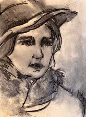 Woman in hat